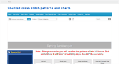 Desktop Screenshot of cross-stitchpatterns.com